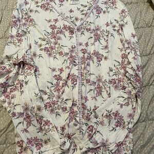 Women’s Floral Pajama Set